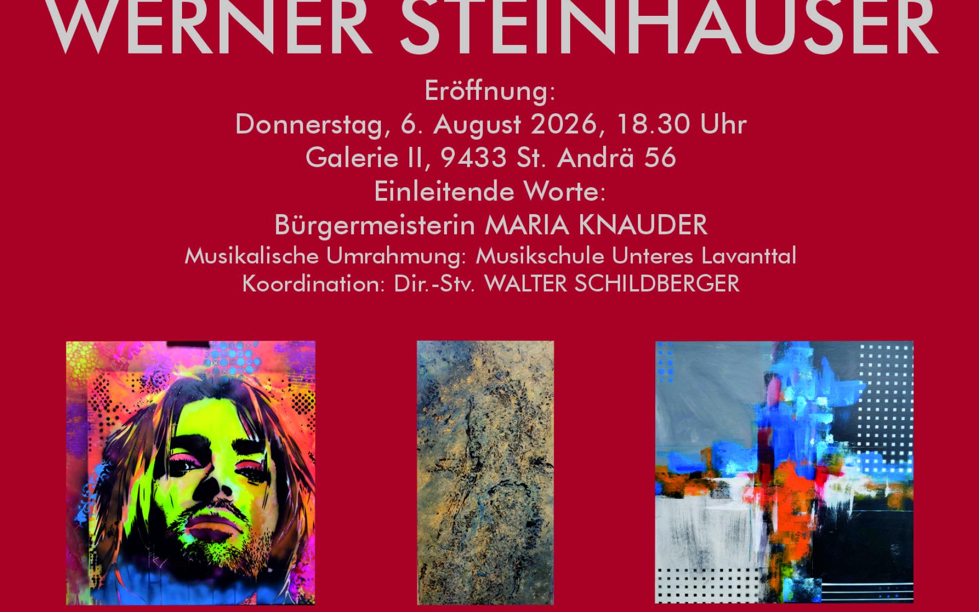 Ausstellung Christian Jaritz Manfred Fabi Werner Steinhauer