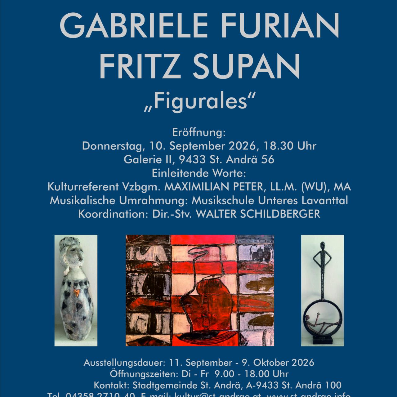  Ausstellung Eva Tammerl, Gabriele Furian und Fritz Supan